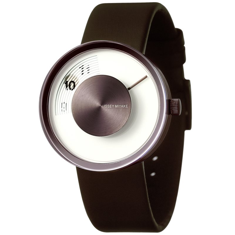 ISSEY MIYAKE VUE Yves Behar leather brown